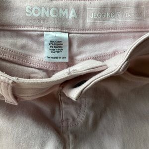 Sonoma light pink jean jegging size 7 in girls